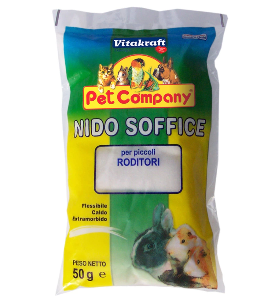 Nido soffice per roditori